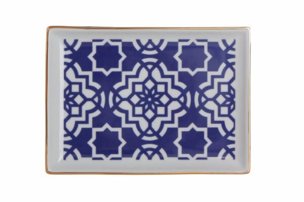 Porland Morocco Naxış7 Bənövşəyi Qəlyanaltı Boşqabı 18cm