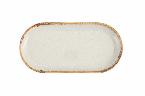 Porland Seasons Gri Qayıq Boşqab 30cm
