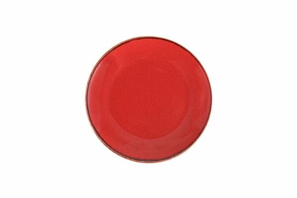 Porland Seasons Qırmızı Düz Boşqab 18cm