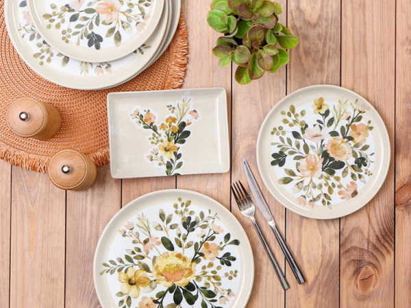 Porland Floral 18 Parça 6 nəfərlik səhər yeməyi dəsti